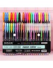 12/18/24/36/48 kolorów zestaw długopisów żelowych Glitter Gel Pen dla kolorowanki dla dorosłych czasopisma rysunek Doodling Art 