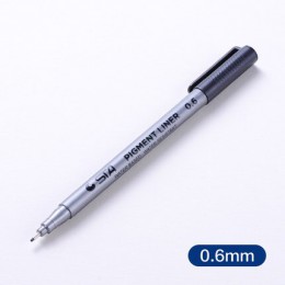 Złożony z 1 części wkładka pigmentowa Pigma długopis mikronów Marker 0.05 0.1 0.2 0.3 0.4 0.5 0.6 0.8 różnych końcówki czarny Fi