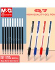 M & G 1/3/6 sztuk 0.5mm klasyczna seria Q7 tworzywo sztuczne długopis żelowy podpis biurowy długopis dla studentów prezent do pi