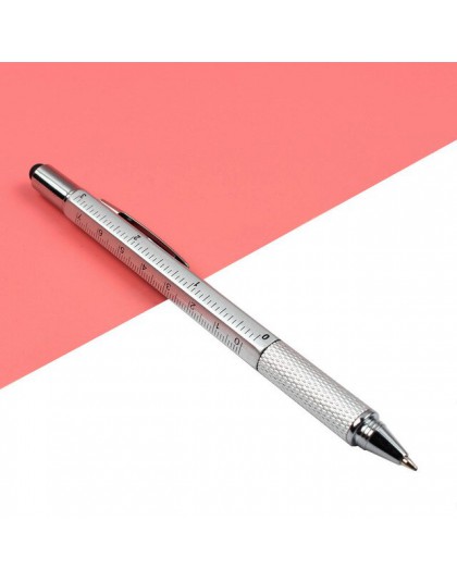 7 sztuk/partia GENKKY długopis Overvalue Handy Tech narzędzie długopis śrubokręt w formie długopisu linijka poziomica wielofunkc