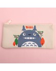 Superhero płótno piórnik kreatywny kawaii Totoro biuro Student Zipper piórnik szkolne papiernicze śliczny prezent