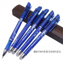 144 sztuk/partia zmazywalny długopis w długopis żelowy Hot 0.5mm niebieski czerwony refill szkolne materiały papiernicze długopi
