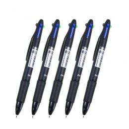 Wielokolorowy długopis Fine Point 4 w 1 kolorowy długopis chowany, pióro funkcyjne Multi, (0.7mm)