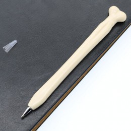 5pc 0.7mm nowość w kształcie kości długopis niebieski atrament w kształcie kości pióro dzieci prezent dla studentów papiernicze 