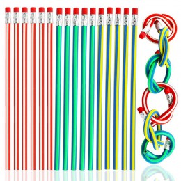Magic Bendy elastyczny miękki ołówek z gumką papiernicze uczeń gumowe ołówki szkolne materiały biurowe do pisania losowy kolor