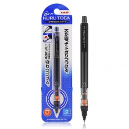UNI M5-452 Kuru Toga 0.5mm ołówki mechaniczne napełniania może być obracany aktywności ołówki biurowe i szkolne