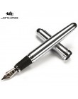 Jinhao X750 Classic Style srebrny klips metalowe wieczne pióro 0.5mm stalówka stalowe pióra atramentowe na prezent artykuły biur