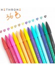 Hethrone 1 sztuk 0.5mm Korea pióro graffiti pióro na bazie wody Fineliner marker ozdobny akwarela pióro pióro do rysowania linii