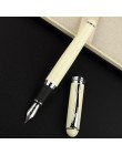 Jinhao X750 Classic Style srebrny klips metalowe wieczne pióro 0.5mm stalówka stalowe pióra atramentowe na prezent artykuły biur