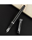 Jinhao X750 Classic Style srebrny klips metalowe wieczne pióro 0.5mm stalówka stalowe pióra atramentowe na prezent artykuły biur