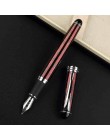 Jinhao X750 Classic Style srebrny klips metalowe wieczne pióro 0.5mm stalówka stalowe pióra atramentowe na prezent artykuły biur