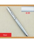 Jinhao X750 Classic Style srebrny klips metalowe wieczne pióro 0.5mm stalówka stalowe pióra atramentowe na prezent artykuły biur