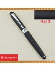 Jinhao X750 Classic Style srebrny klips metalowe wieczne pióro 0.5mm stalówka stalowe pióra atramentowe na prezent artykuły biur