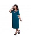 6XL eleganckie panie kobiety sukienka moda Sexy Party maxi plus size proste sukienki na co dzień luźne duże rozmiary Slim biuro 