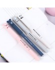 4 sztuk/paczka Kawaii Pig Panda mysz niedźwiedź zmazywalny żel długopis Rollerball szkolne materiały biurowe szkolne materiały p