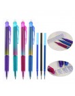 Exquisite Gradient magiczne zmazywalne pióro długopis żelowy 0.5mm Bullet Refill aktualności pisanie szkolne materiały biurowe m