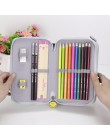 Szkoła oxford piórnik Kawaii 36/48/72 otwory Penalty Pencilcase duży pokrowiec na długopis Multi Kids wielofunkcyjne etui biurow