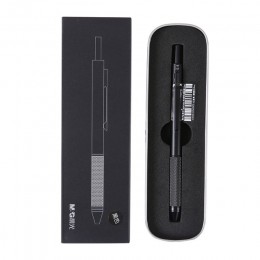 M & G 3 + 1 Multi pióro funkcyjne 3 kolorowe długopisy plus ołówek automatyczny 1.0mm/0.5mm magiczne metalowe wielofunkcyjne ołó