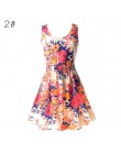 Nowa seksowna sukienka sukienka szyfonowa damska bez rękawów Sundress cienka Vestidos plaża kwiatowy Tank Mini sukienki Vestido 