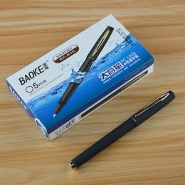 12 sztuk BAOKE 0.5mm/0.7mm/1.0mm matowe długopis żelowy szkolny wkład do pióra o dużej pojemności czarny tusz żelowy długopisy b