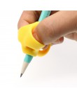 3 zestawy pisania przedszkole dla dzieci początkujący uchwyt korygujący długopis silikonowy pisanie pomoc oprawa poprawna pozycj