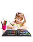 150/176 sztuk malowanie zestaw do rysowania kredka kredki akwarele długopisy dla dzieci dzieci Student artysta zestaw artystyczn