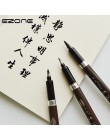 EZONE 3 sztuk różnej wielkości pędzel do pisania chińska kaligrafia nylonowe włosy pędzelek do zdobień do podpisu do rysowania a