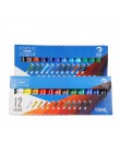 Wodoodporny 24 kolory 15ML Tube zestaw farb akrylowych kolor paznokci szkło artystyczny obraz farby do tkanin narzędzia do rysow