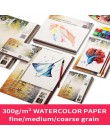 Baohong 300g/m2 bawełna profesjonalna akwarela książka 20 arkuszy ręcznie malowane transferu akwarela papier do malowanie artyst