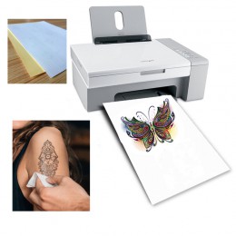 A4 Art tatuaże papier diy wodoodporny tymczasowy papier do tatuażu z drukarkami atramentowymi lub laserowymi do tatuażu mężczyzn