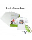 (20 sztuk/partia) żelazko na atramentowy papier transferowy ciepła A4 atramentowy do Textil żelazko na tshirt transfery papier t