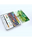 New Arrival 50 przezroczysty kolor stałe akwarela przenośny pigment akwarela dla dzieci rysunek akwarela dostaw papieru