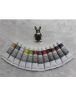 Farba do szkła kolor farba akrylowa ręcznie malowane pigmenty 12 kolorów 12ML zestaw kolorów