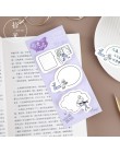 60 arkuszy/paczka Kawaii koty chłopcy śliczne karteczki Memo Pad płatek naklejki biuro szkolne szkolne materiały papiernicze