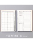 2020 2021 notebooki agendy dziennik z terminarzem tygodniowy Organizer spiralny Libretas A5 notatniki miesięczny papier pakowy h