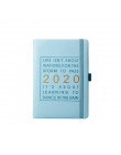 New Fashion Agenda 2020 zagęścić notebook A5 skóra miękka Planner 2020 jan-dec wydajność dziennik język angielski