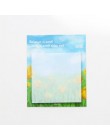 Malarstwo krajobraz notatnik planner kartki samoprzylepne papierowa naklejka notatnik kawaii biurowe pepalaria biurowe artykuły 