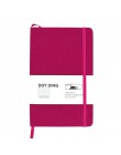 Bullet journal do planowania cel kropkowany notatnik A5 tkaniny sztywne etui 100 GSM 160 stron materiały biurowe i szkolne Handm
