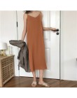 Na cienkich czarnych ramiączkach letnia sukienka damska koreańska jakość V Neck elegancka Sundress seksowna podomka Femme Vintag