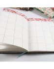 Śliczne kwiaty skórzany notes pamiętnik terminarz tygodniowy Agenda 2020 notatnik Mini mały pocisk Journal biurowe Filofax Organ