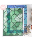 Panie papier 30 sztuk kreatywny Vintage liście europejska retro okno kratka notatniki przezroczyste kwas siarkowy papier luźny l