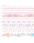10 sztuk/partia Ocean Stars Wisteria kwiatowy uroczy papier maskująca taśma washi zestaw japoński biurowe Kawaii Scrapbooking do