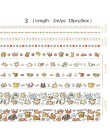 Panie papieru 24 wzory 10 sztuk/pudło Cute Cartoon zwierząt taśmy Washi Scrapbooking DIY Deco kreatywny japoński Kawaii taśmy ma
