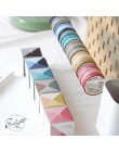 Kolor miłość seria Washi taśma maskująca przyklejony papier dekoracyjny zestaw taśm DIY dekoracje materiały biurowe księga gości
