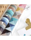 Kolor miłość seria Washi taśma maskująca przyklejony papier dekoracyjny zestaw taśm DIY dekoracje materiały biurowe księga gości