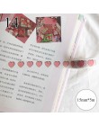 5m śliczne Avocado maskująca taśma Washi Kawaii Smile Face Heart taśma dekoracyjna karteczki do terminarza Scrapbooking koreańsk