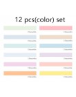 12 kolor miękka kolorowa papierowa taśma washi 15mm * 8m czysta taśmy maskujące dekoracyjne naklejki do dziennika DIY papiernicz