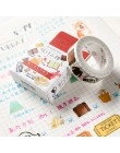 Śliczne tagi papierowa taśma washi klej dekoracyjny taśma diy do scrapbookingu etykieta samoprzylepna maskująca dla majsterkowic