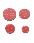 20 sztuk czerwone okrągłe VHB podwójna taśma dwustronna silne lepkie szare materiały piśmiennicze z tworzyw sztucznych wodoodpor