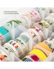 15 przegródek wyczyść rzemiosło organizator schowek na taśmy Washi dostaw sztuki i naklejki papiernicze